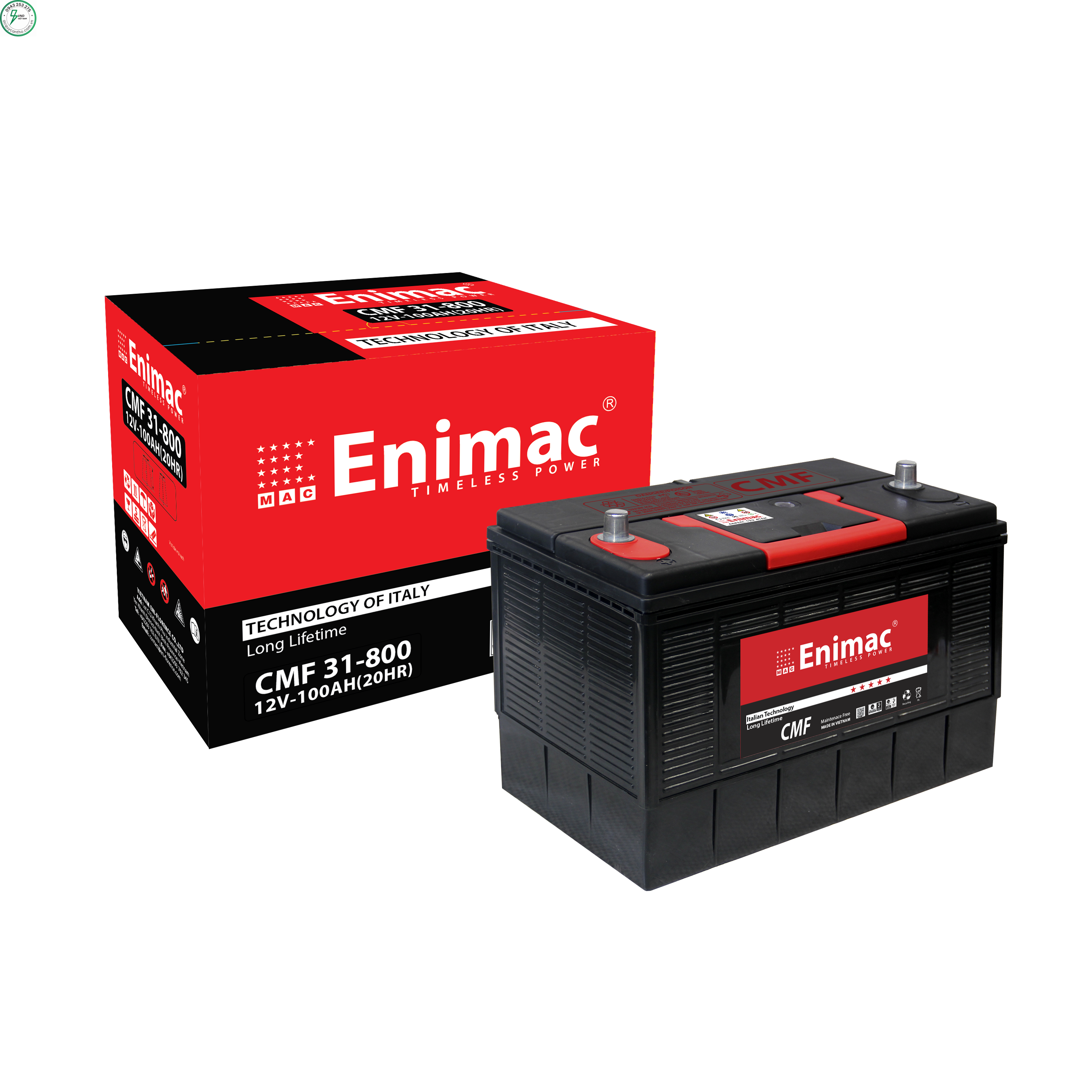 ẮC QUY ENIMAC CMF 31S800 (12V, 100AH)
