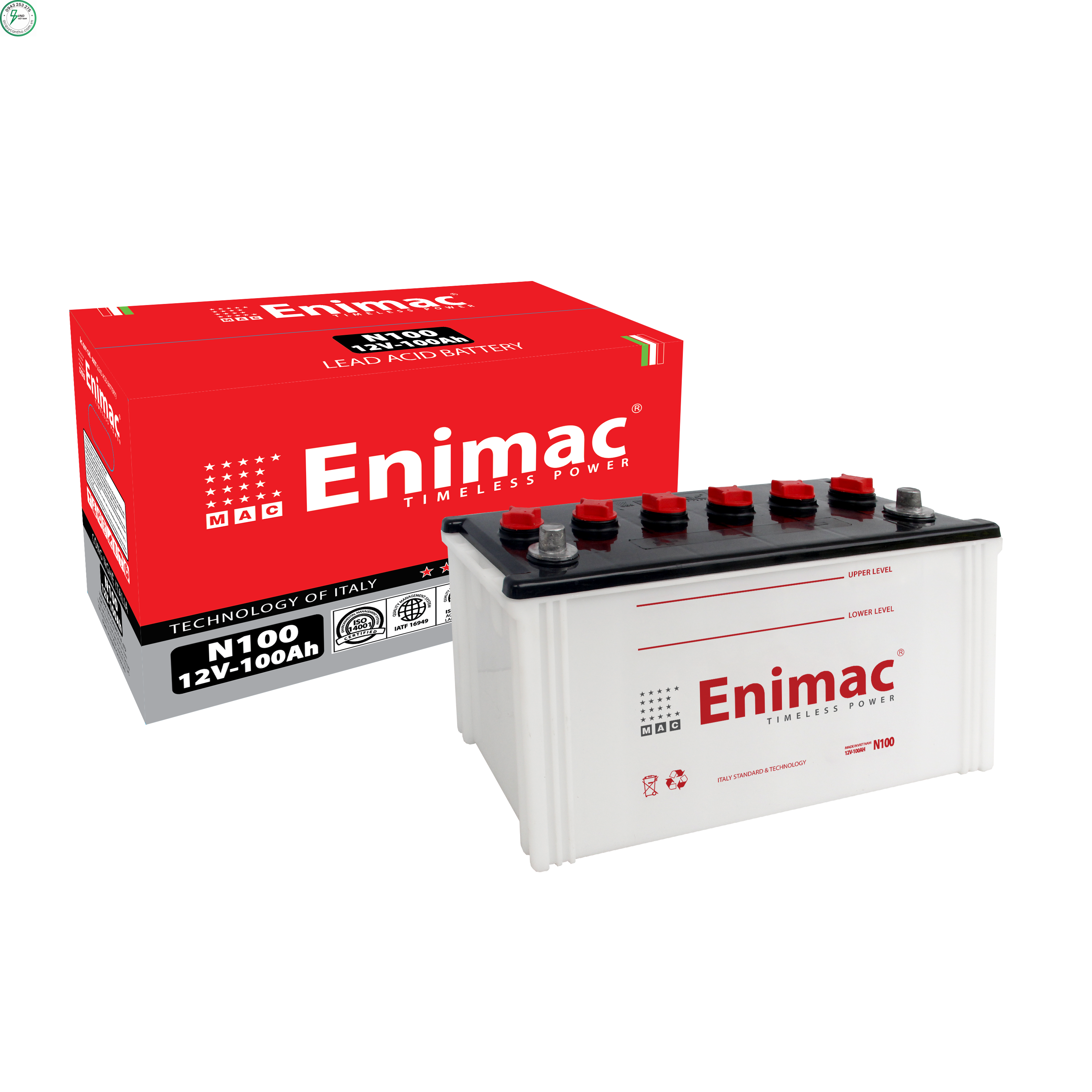 ẮC QUY ENIMAC N100 (12V, 100AH)