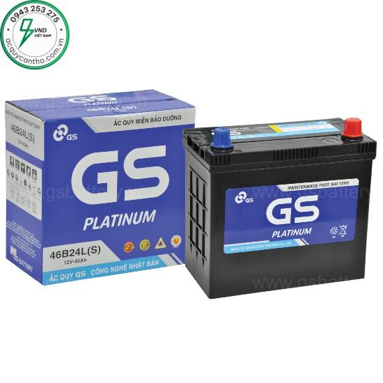 ẮC QUY GS MF 46B24LS (12V-45Ah)