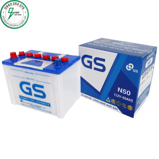 ẮC QUY GS N50 (12V-50AH)