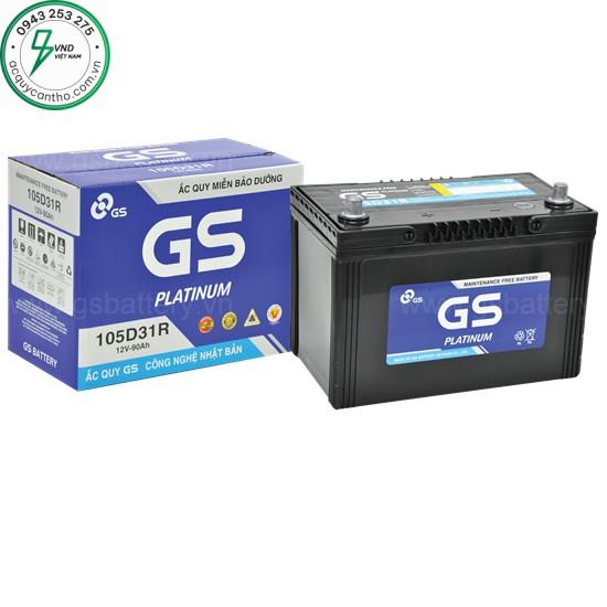 ẮC QUY GS MF 105D31R (12V-90AH)