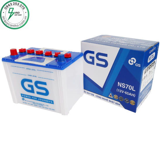 ẮC QUY GS NS70L (12V-65AH)