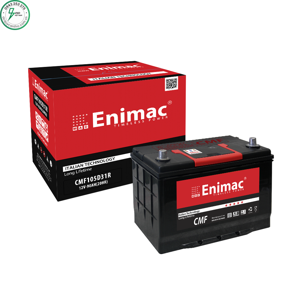 ẮC QUY ENIMAC CMF 105D31R (12V, 90Ah)
