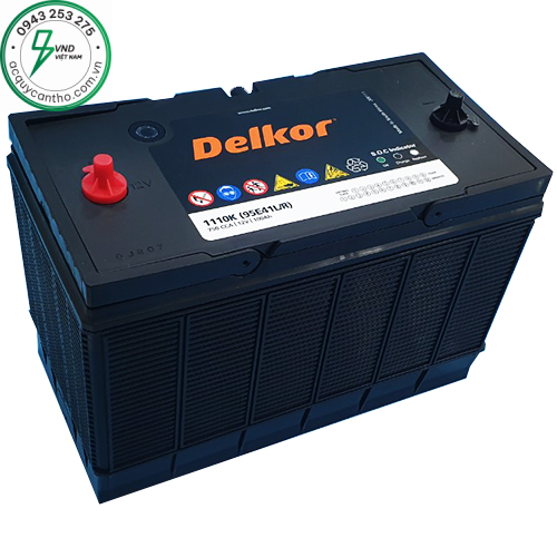 ẮC QUY DELKOR 1110K (cọc vít đầu kéo)