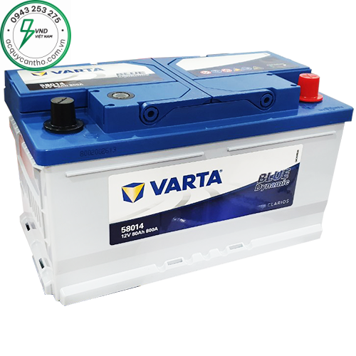 ẮC QUY VARTA 58014 - DIN80 (12V-80AH)