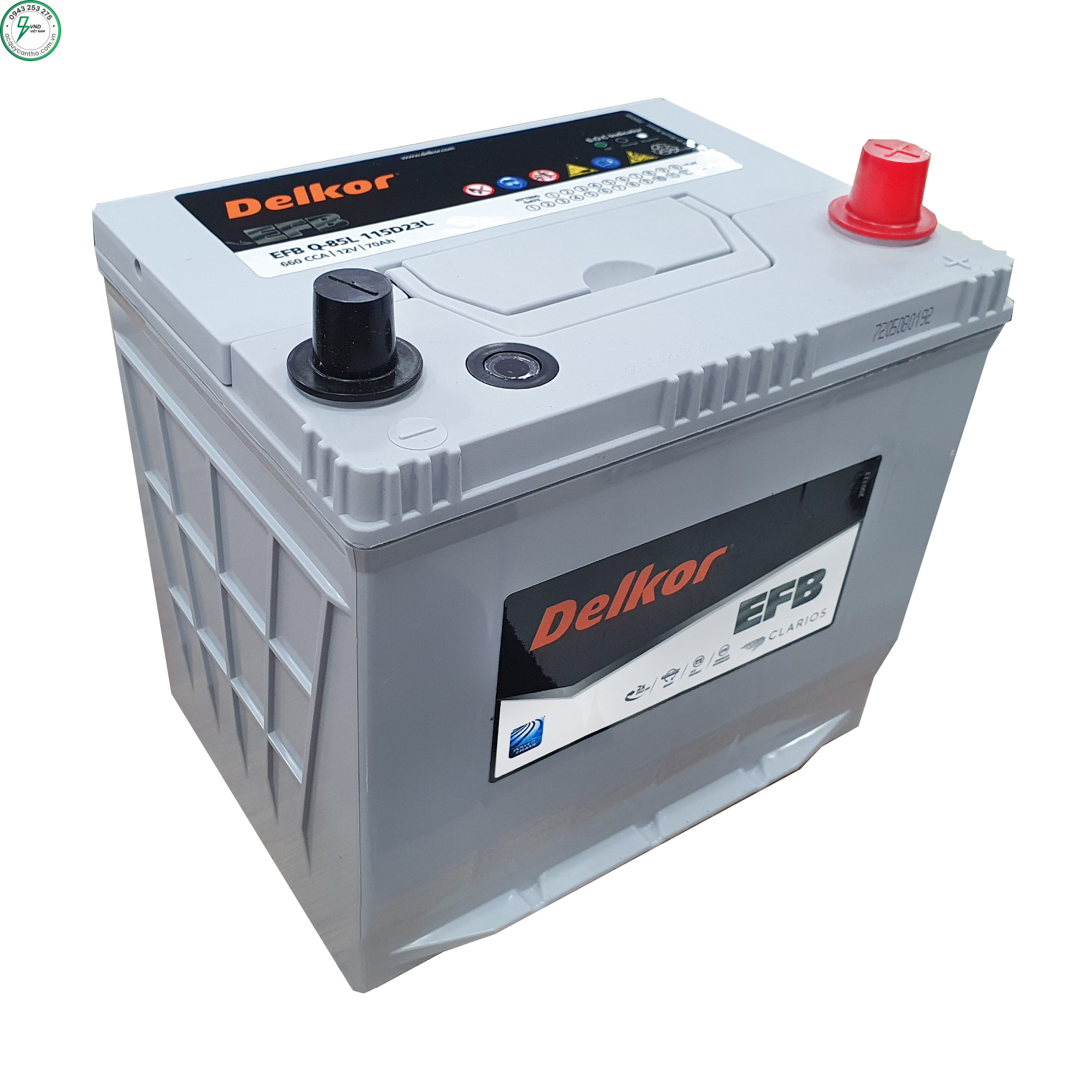 ẮC QUY DELKOR EFP Q-85 (115D23L)