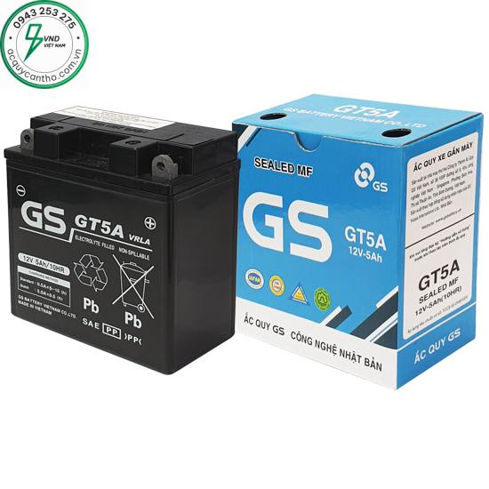 ẮC QUY MF GT5A (12V-5AH) CHO XE MÁY
