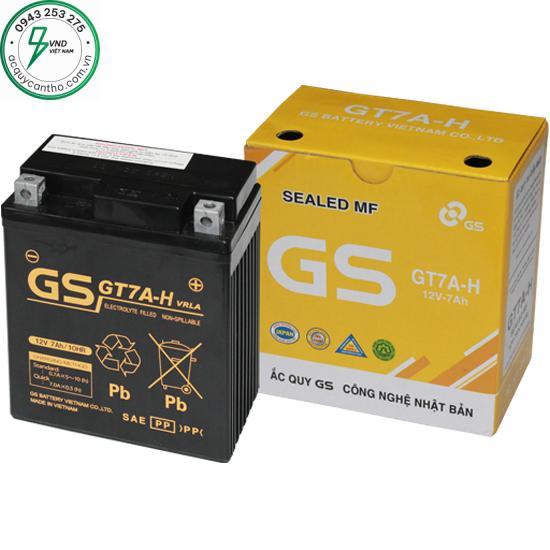 ẮC QUY MF GT7A-H (12V-7AH) CHO XE MÁY