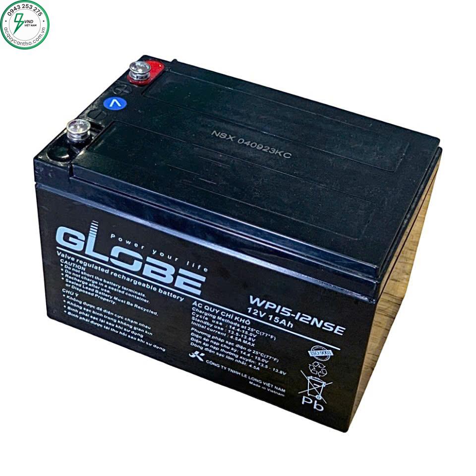 ẮC QUY GLOBE WP15-12SE (12V-15Ah)