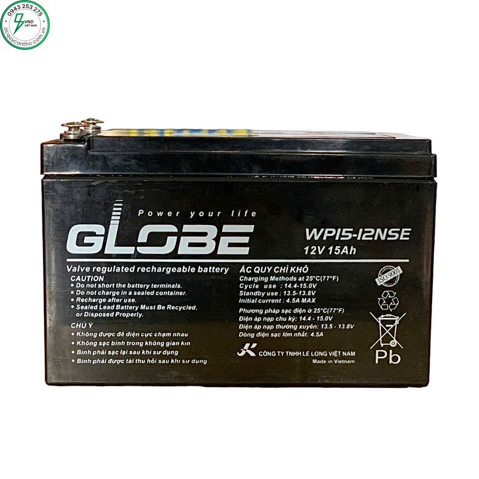 ẮC QUY GLOBE WP15-12SE (12V-15Ah) - Ảnh 3