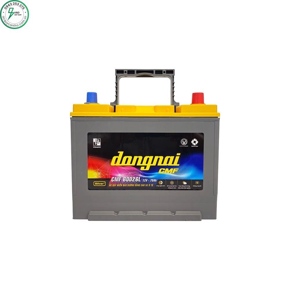 ẮC QUY ĐỒNG NAI CMF 80D26L (12V-70AH)