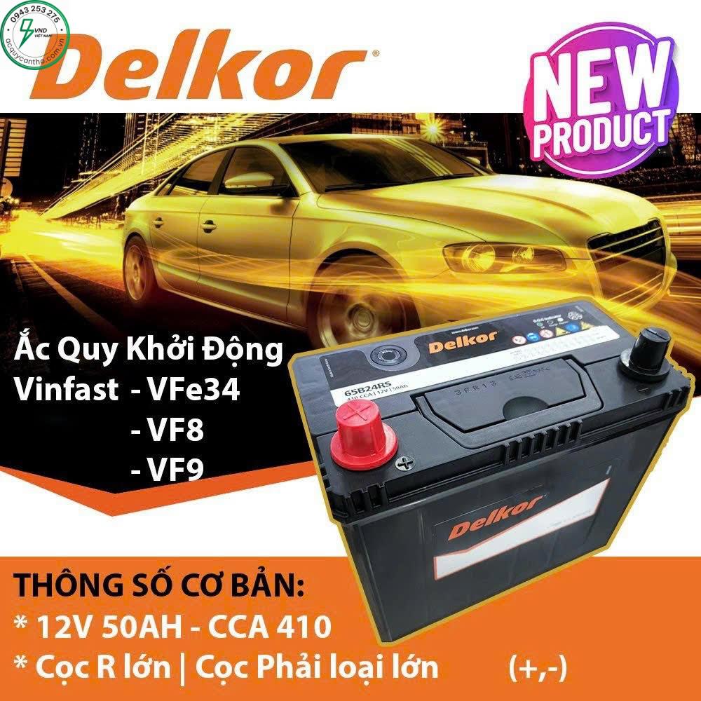 ẮC QUY DELKOR 65B24RS XE ĐIỆN VINFAST