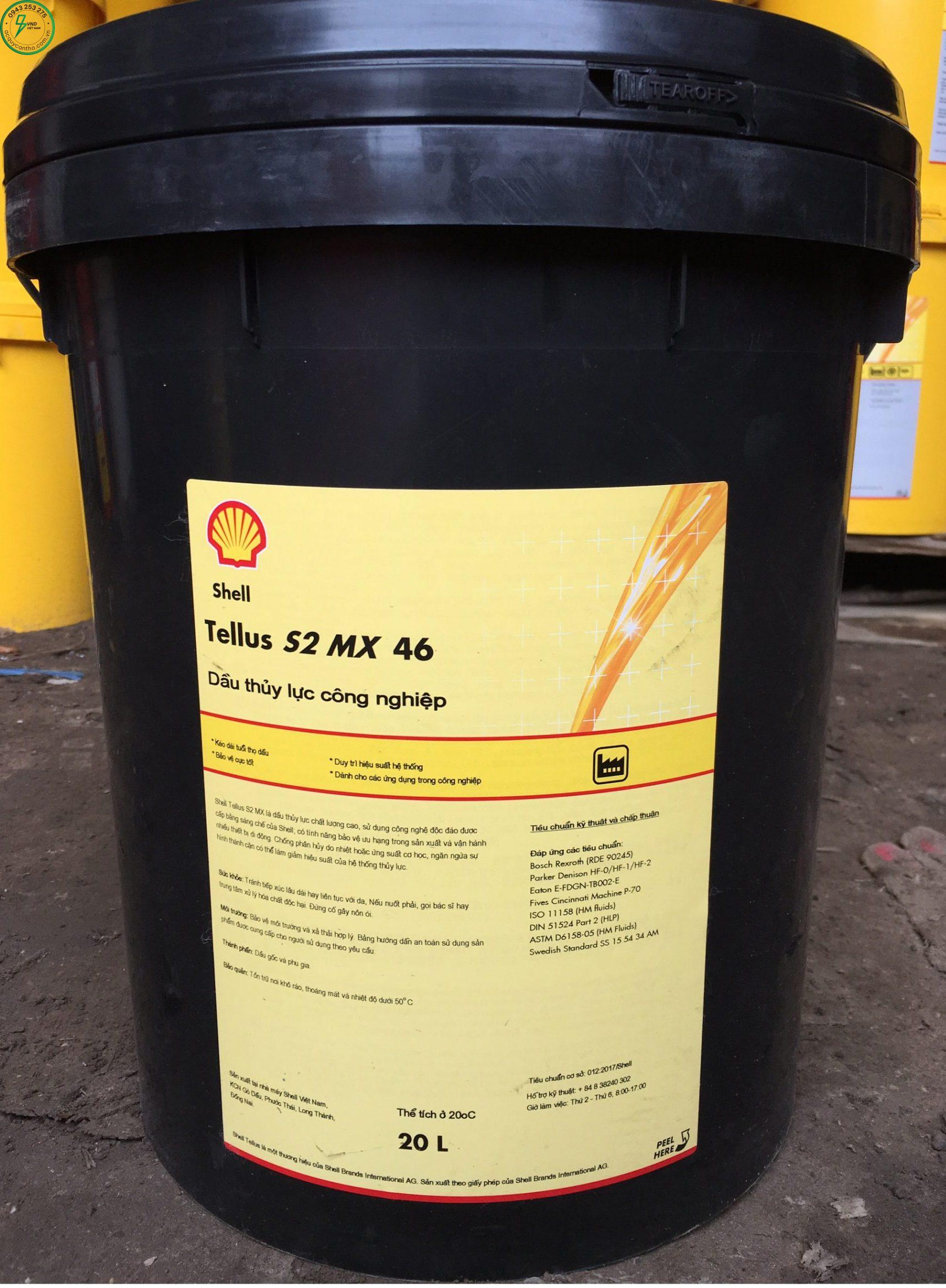 Dầu thủy lực Shell Tellus S2 MX 46