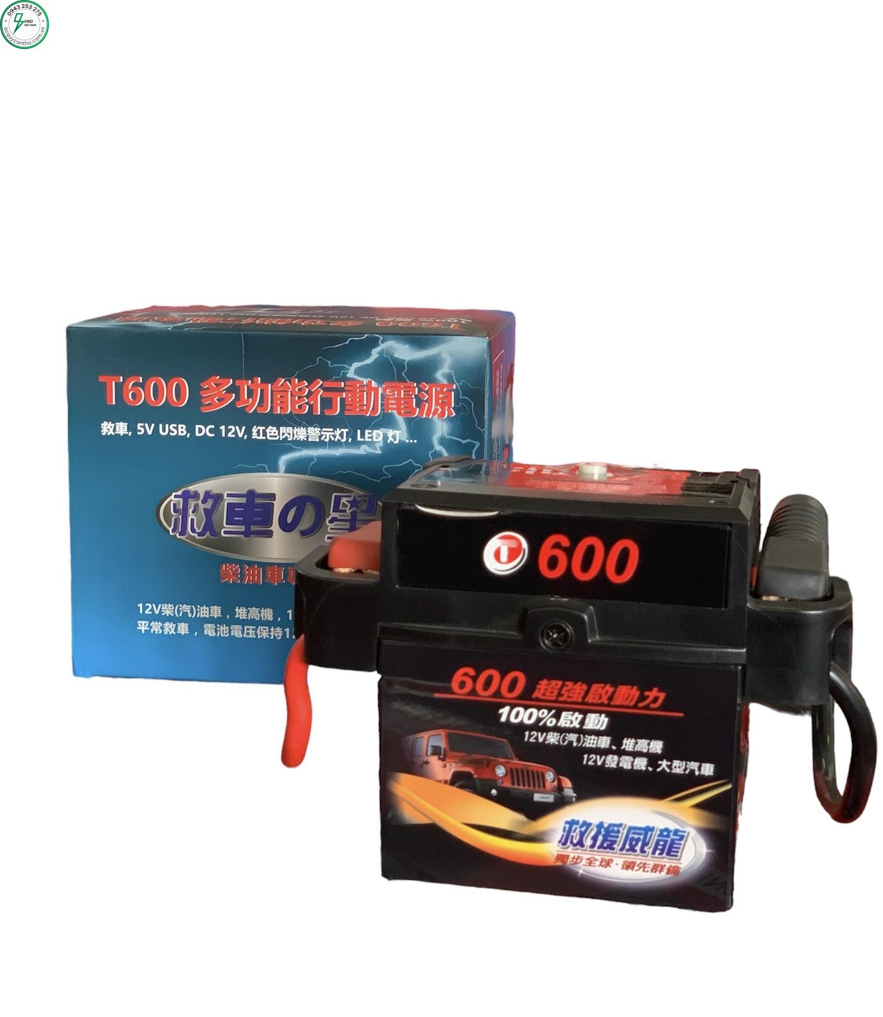 BỘ KÍCH BÌNH ẮC QUY Ô TÔ 600 CCA - Ảnh 2