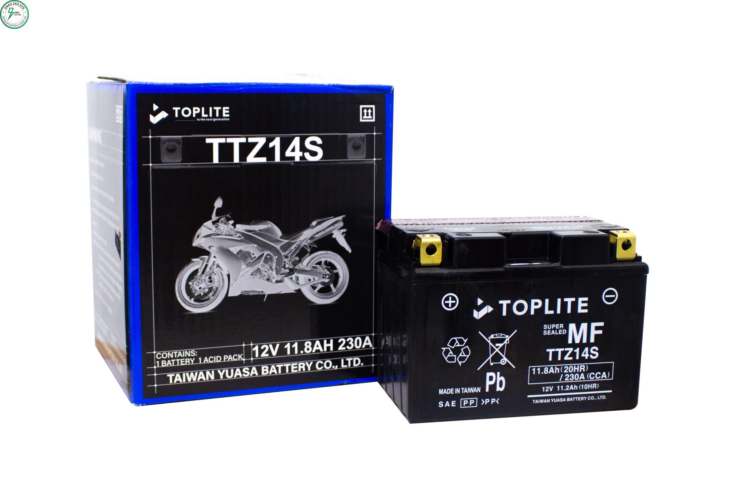 ẮC QUY TOPLITE TTZ14S (12V-11.8AH)