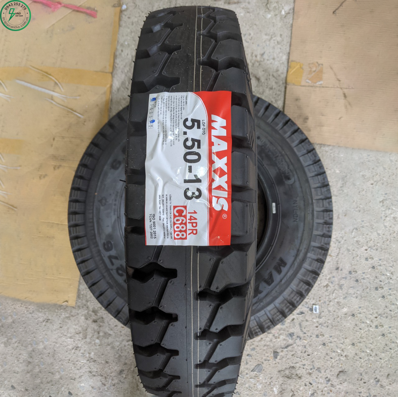 LỐP Ô TÔ MAXXIS 5.50-13 C688 14PR