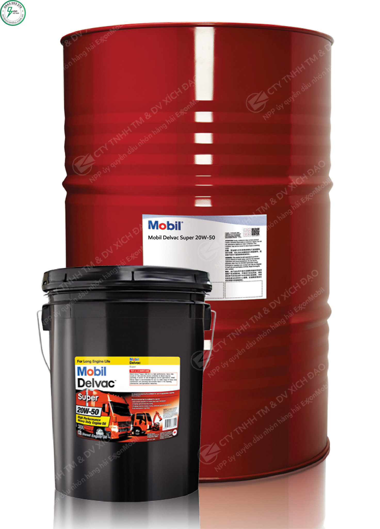 Nhớt Mobil Delvac Super 20W50