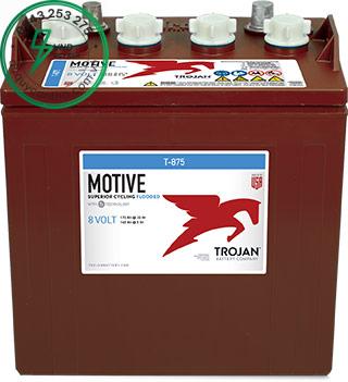 Ắc quy Trojan T-875 (8V-170Ah)