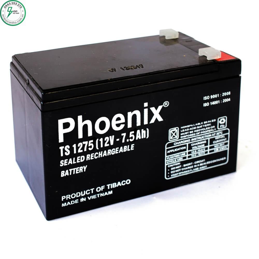 ẮC QUY PHOENIX TS 1275 (12V - 7,5Ah)