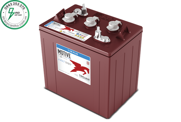 Ắc quy Trojan T-105 Plus (6V-225Ah)