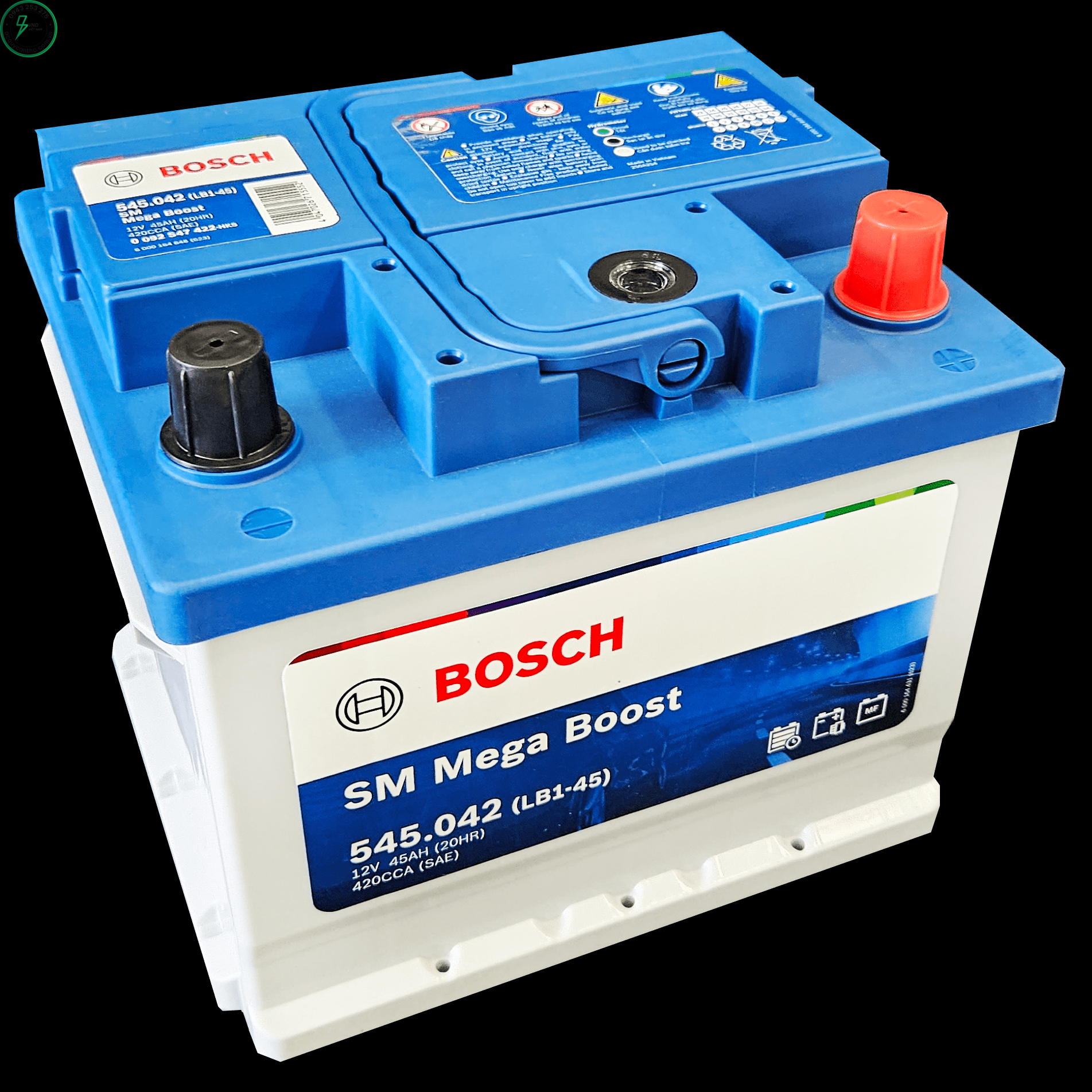 ẮC QUY BOSCH DIN45 (12V-45AH) - DIN 545.042