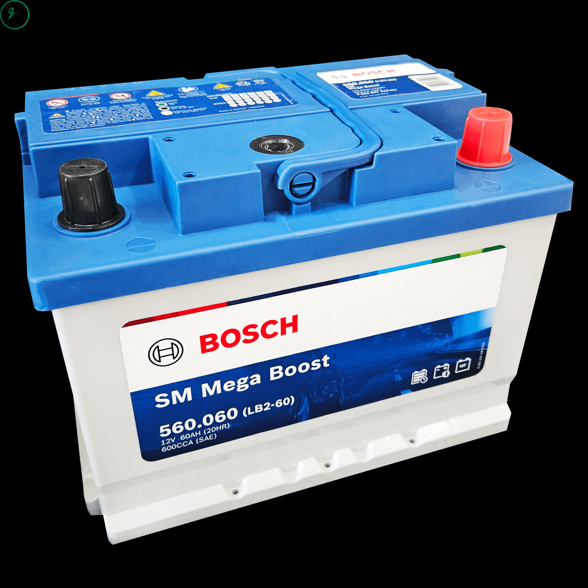 ẮC QUY BOSCH DIN60 (12V-60AH) - DIN 560.060