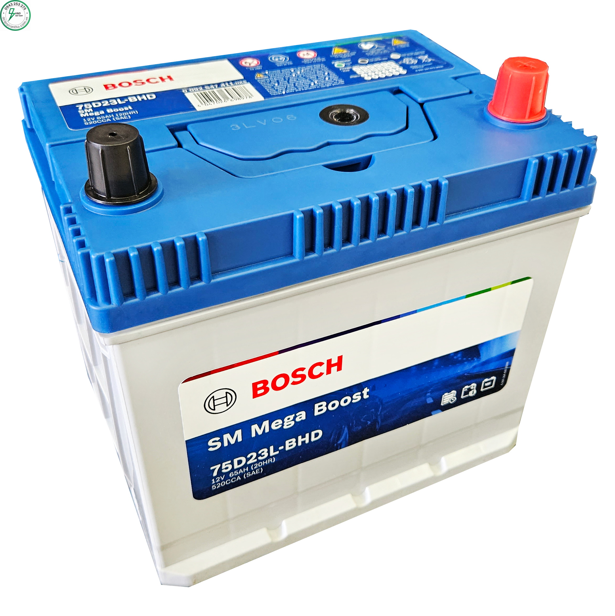 ẮC QUY BOSCH 75D23L (12V-65AH)