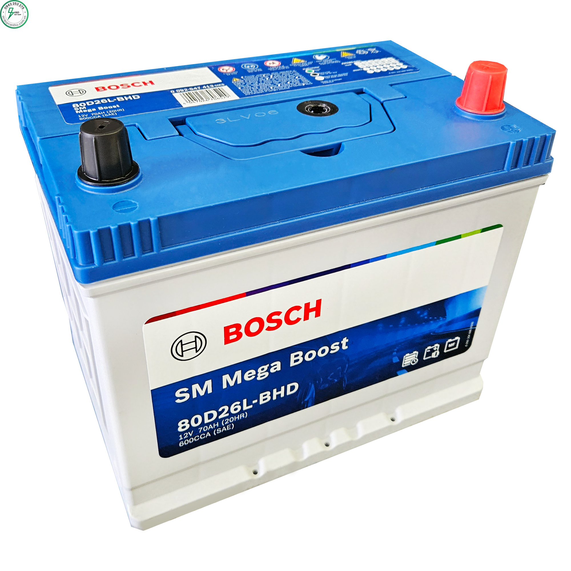 ẮC QUY BOSCH 80D26L (12V-70AH)