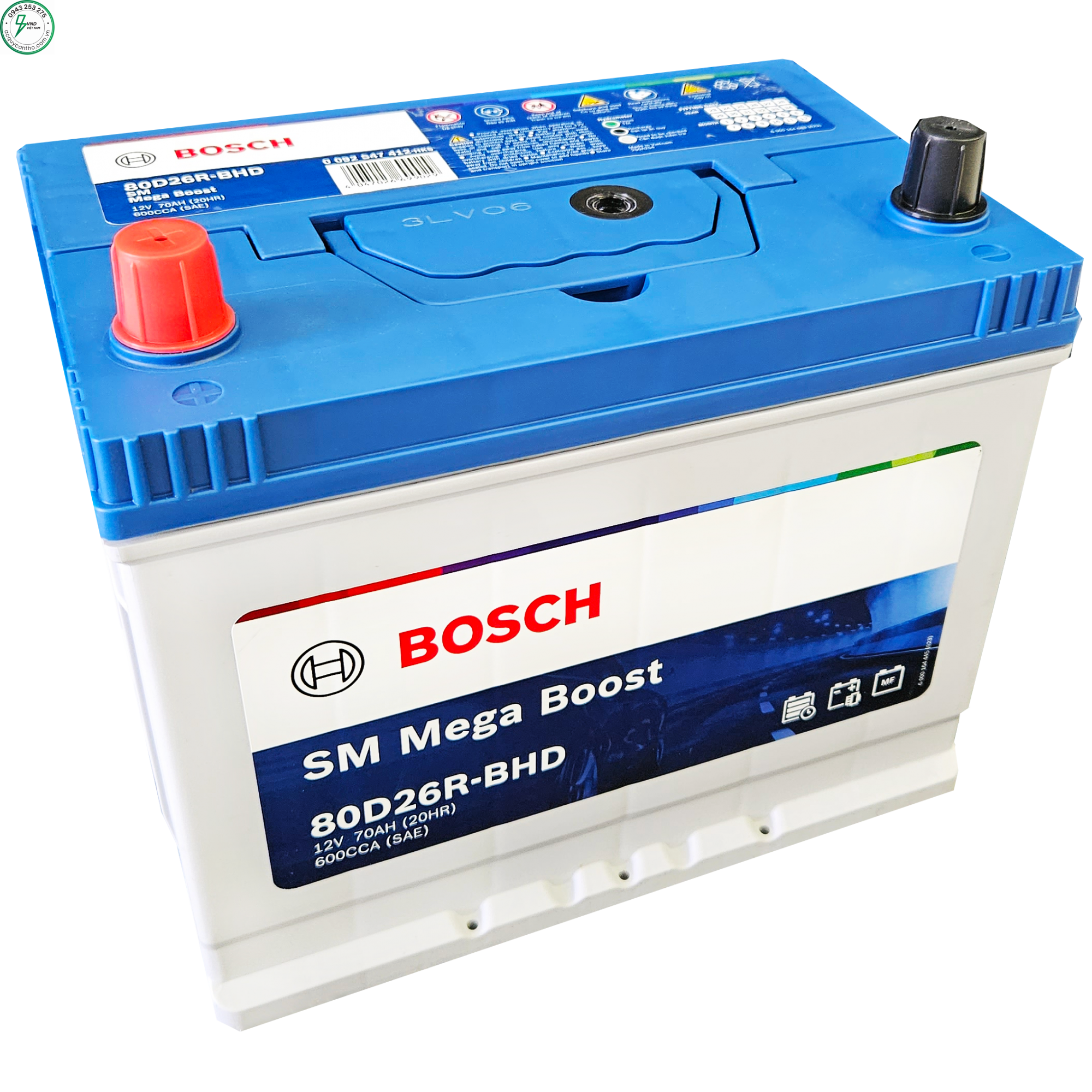 ẮC QUY BOSCH 80D26R (12V-70AH)