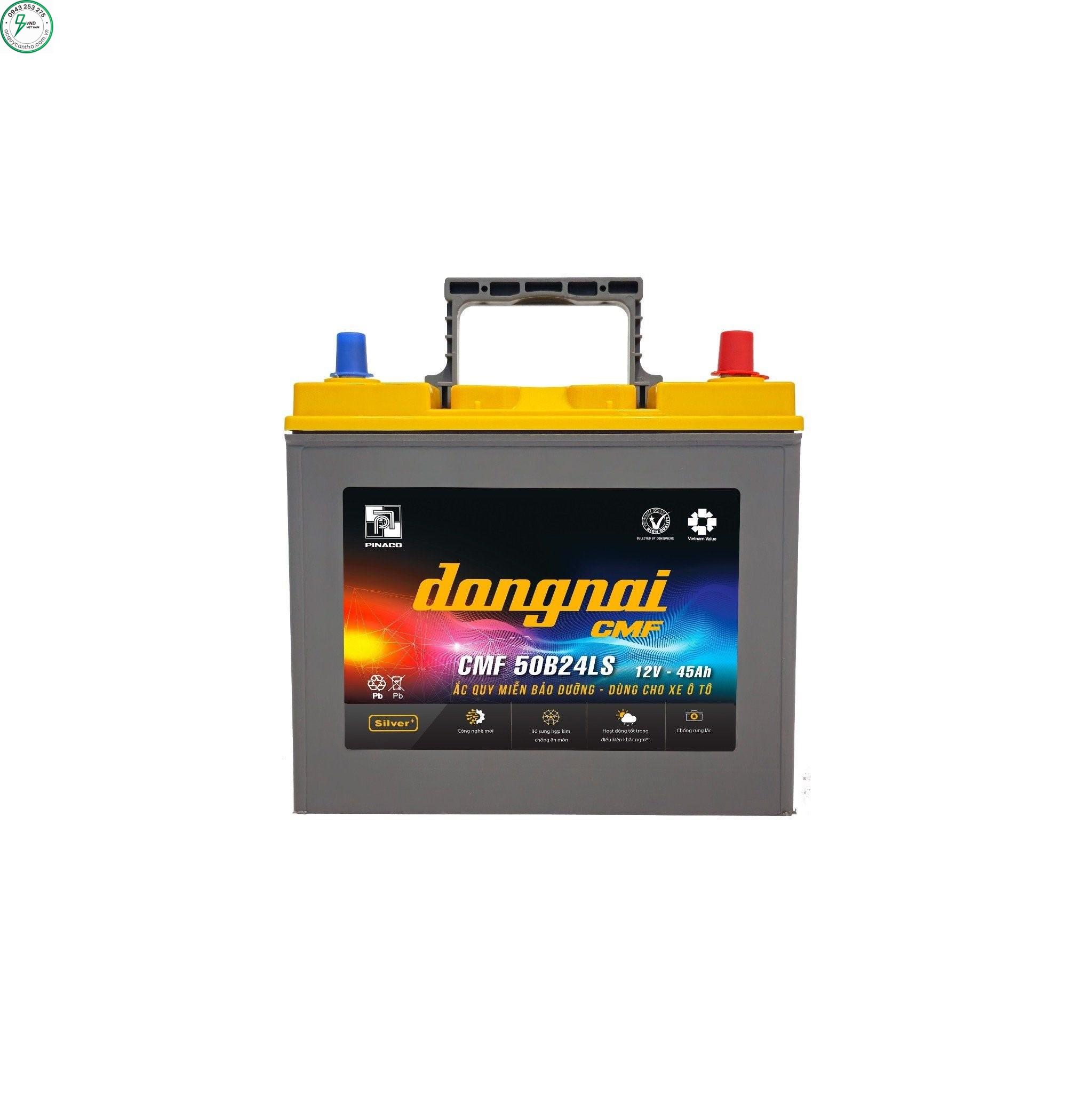 ẮC QUY ĐỒNG NAI CMF 50B24LS (12V - 45AH)
