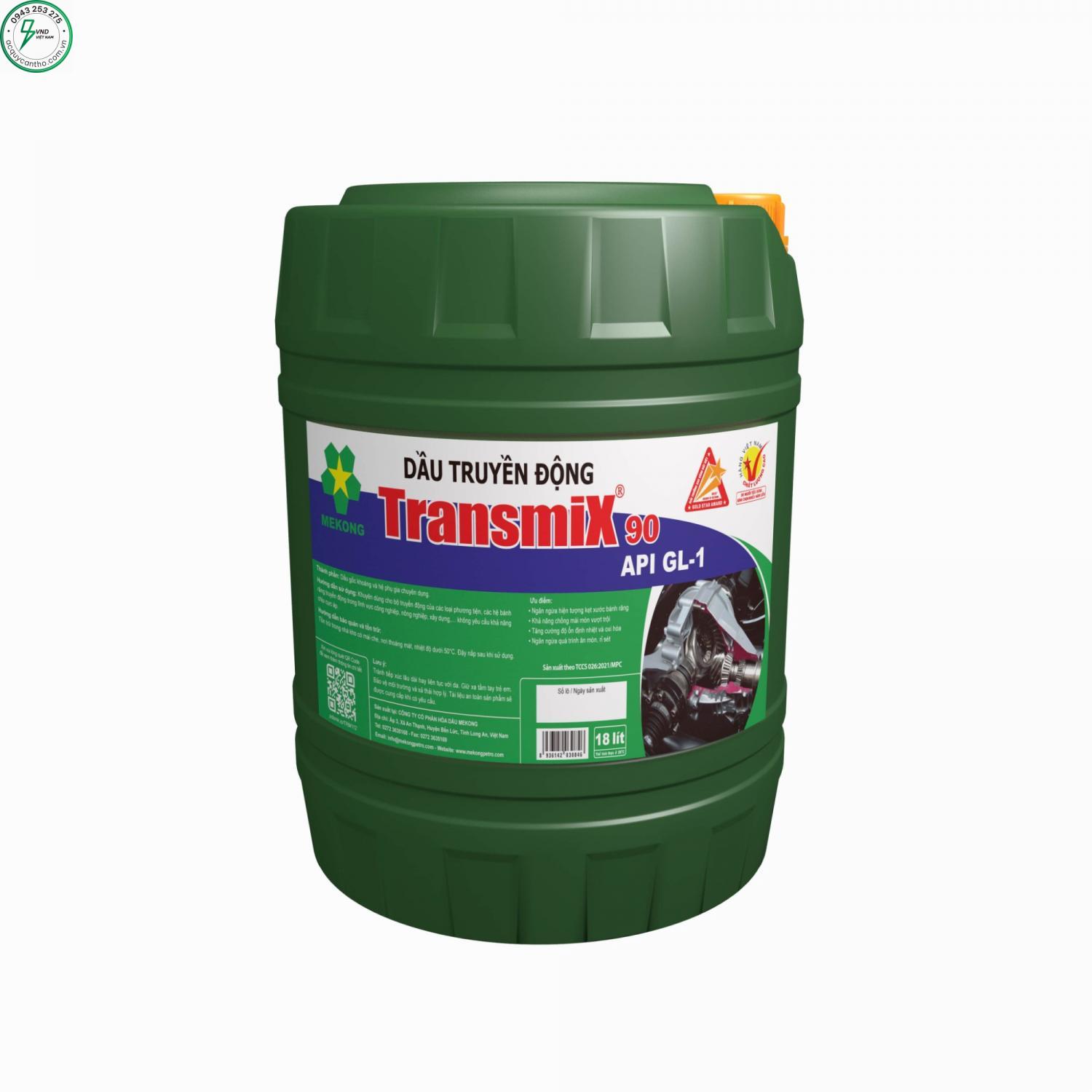 DẦU CẦU TRUYỀN ĐỘNG CAO CẤP MEKONG TRANSMIX 90