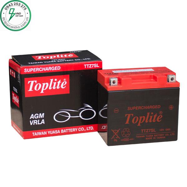 ẮC QUY TOPLITE TTZ7SL Supercharged (12V-6AH)