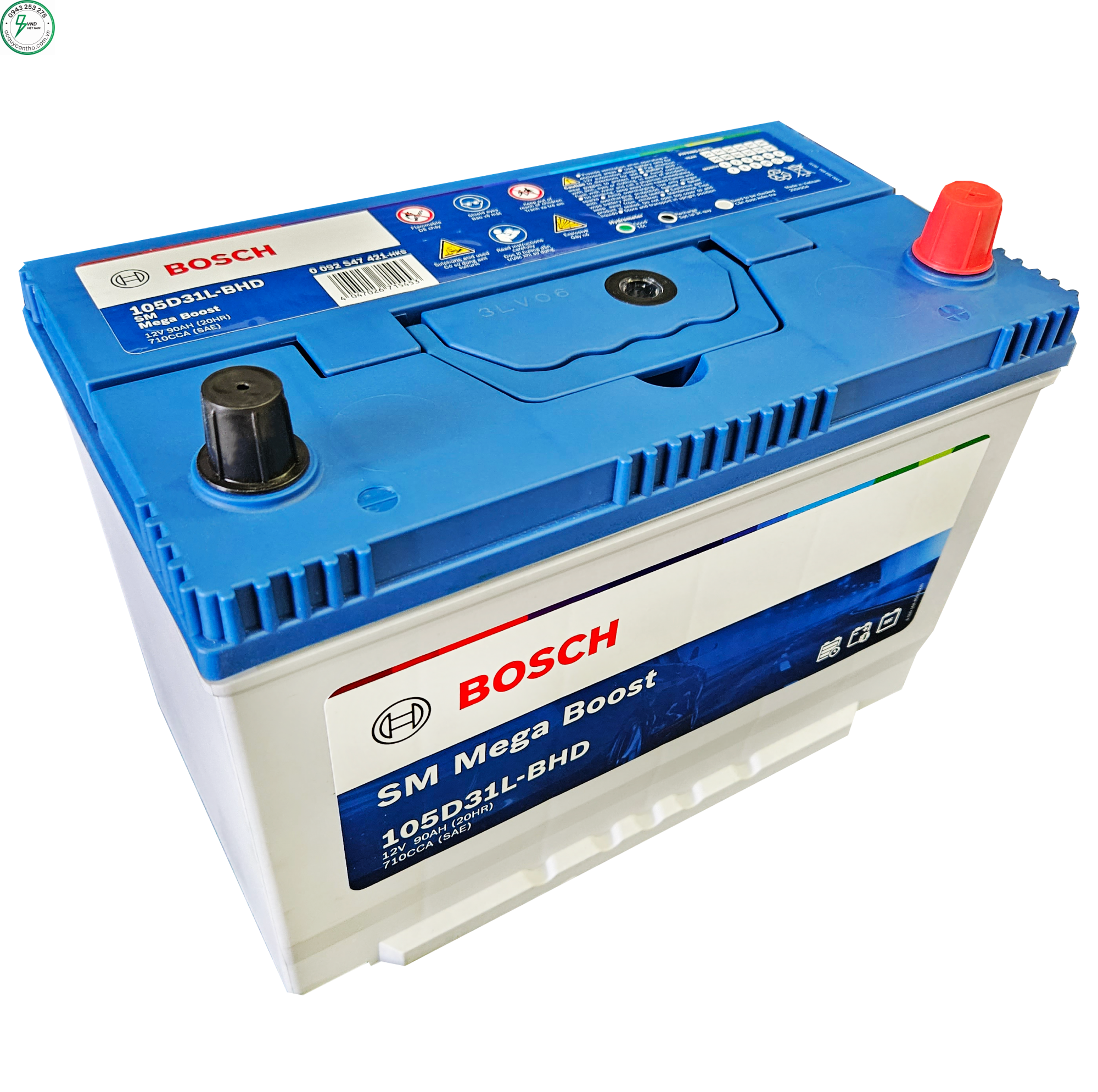 ẮC QUY BOSCH 105D31L (12V-90AH)