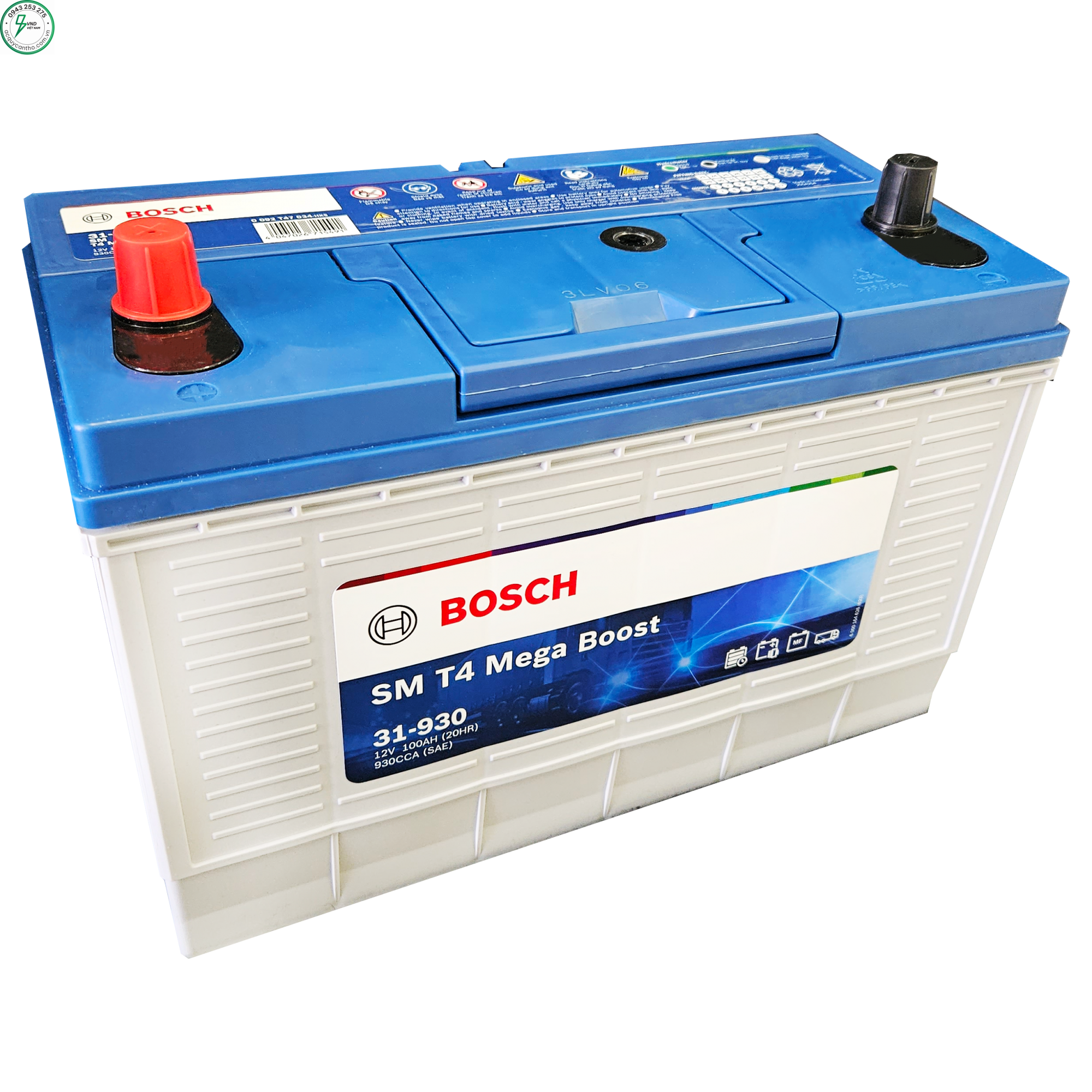 ẮC QUY BOSCH 31-930 (12V-100Ah)