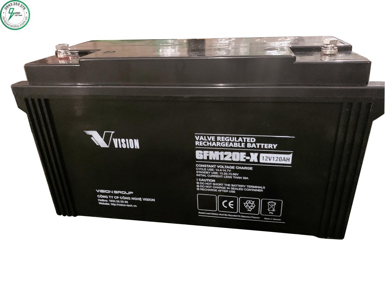 ẮC QUY VISION 6FM120E-X (12V-120AH)