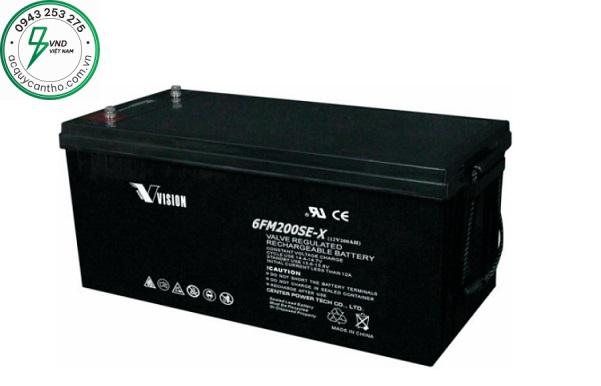 ẮC QUY VISION 6FM200SE-X (12V-200Ah)