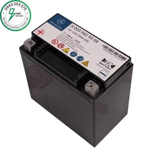 BÌNH ẮC QUY PHỤ MERCEDES 3K 12V-12AH (A0009829308)