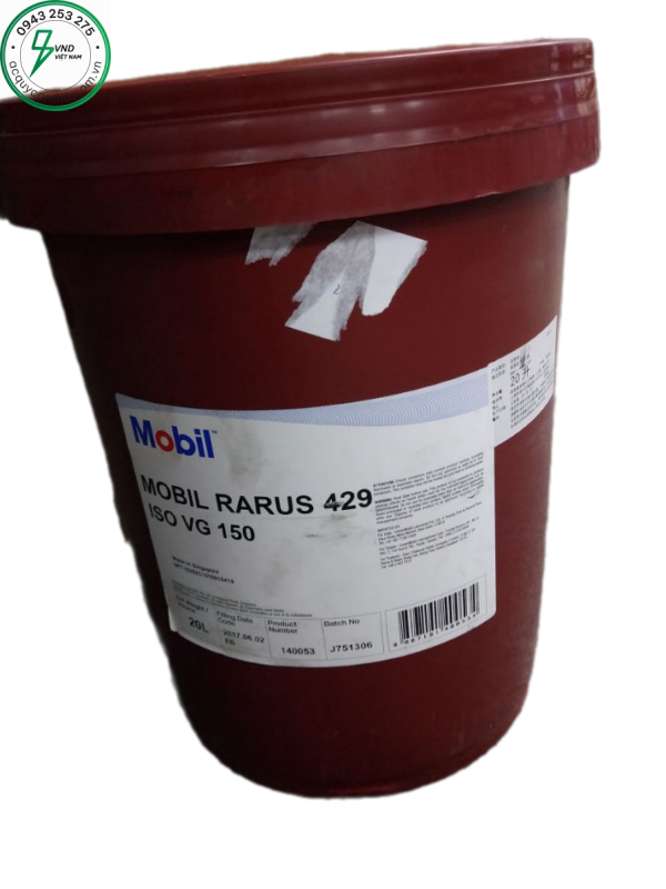 NHỚT MÁY NÉN KHÍ MOBIL RARUS 429