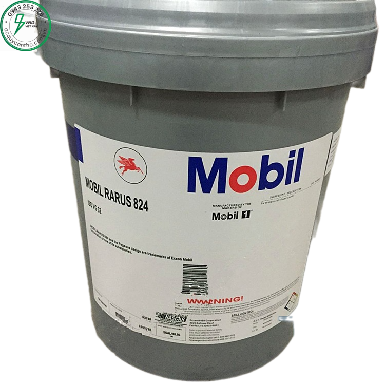 NHỚT MÁY NÉN KHÍ MOBIL RARUS 824