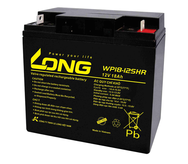 ẮC QUY LONG WP18-12SHR (12V-18AH)