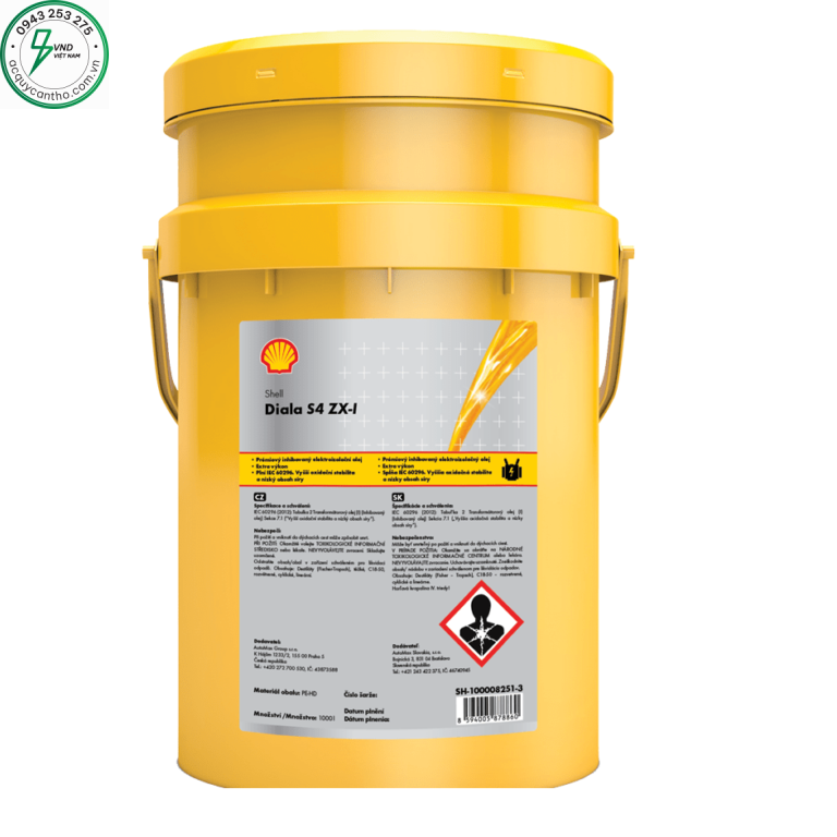 DẦU CÁCH ĐIỆN SHELL DIALA S4 ZX