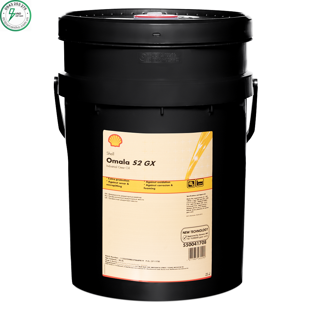 DẦU BÁNH RĂNG SHELL OMALA S2 GX 1000
