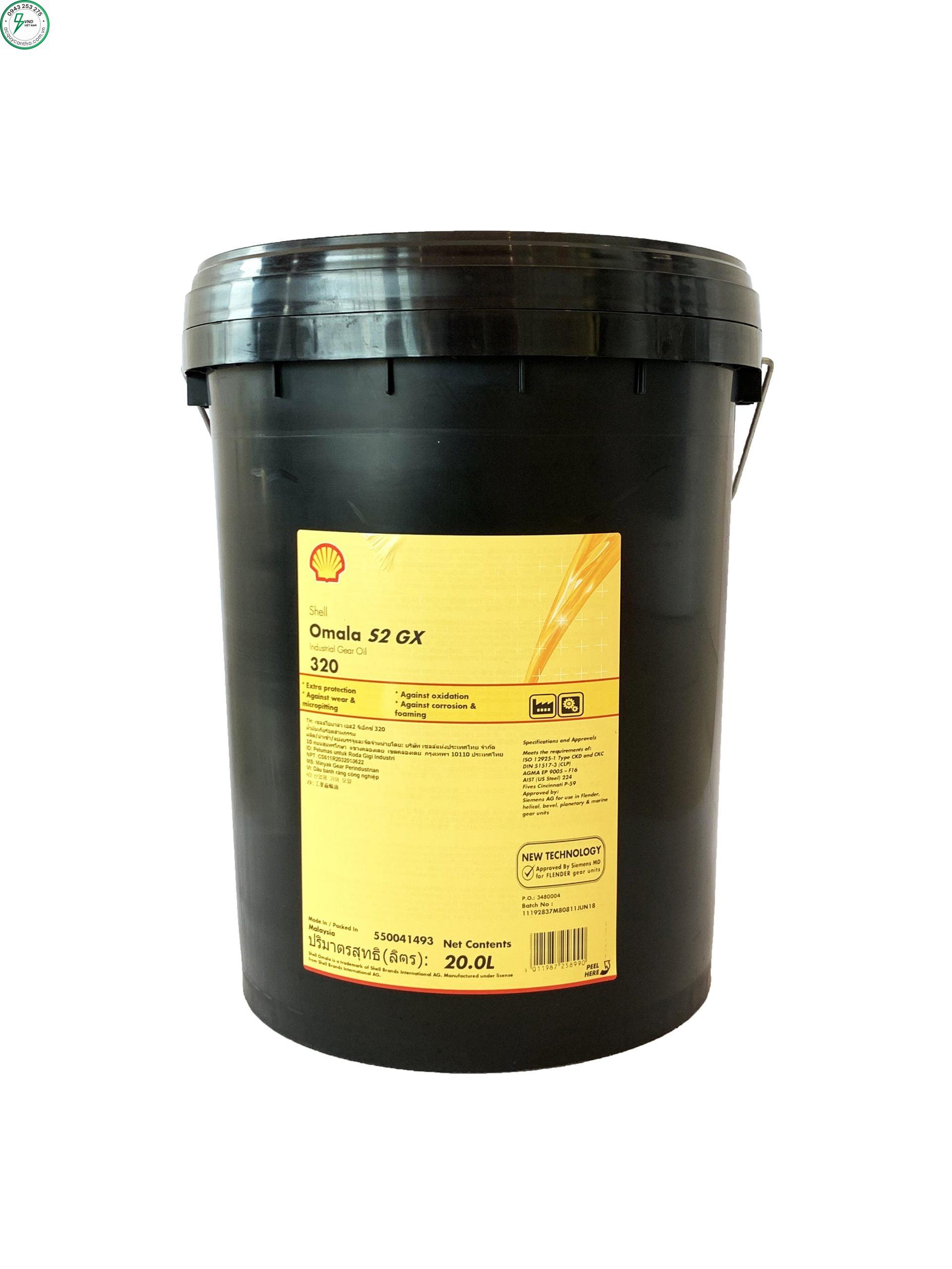 DẦU BÁNH RĂNG SHELL OMALA S2 GX 320