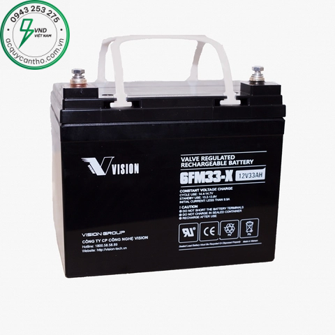 ẮC QUY VISION 6FM33-X (12V-33AH)