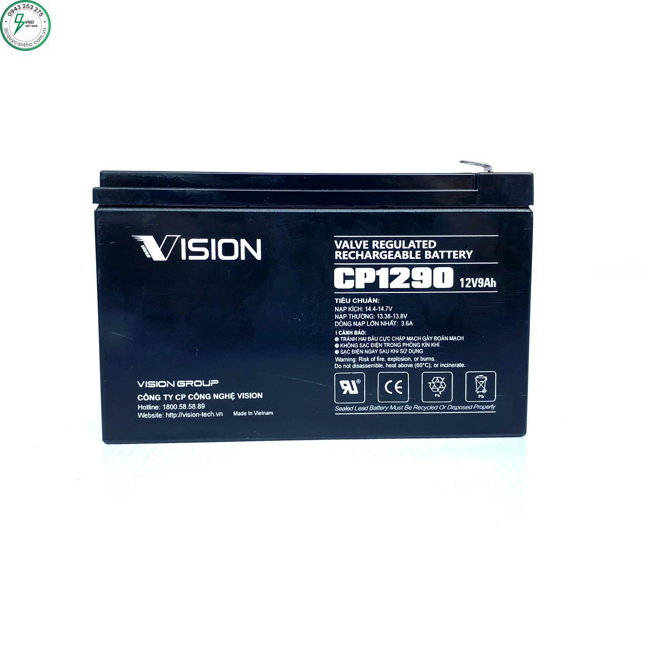 ẮC QUY VISION CP1290 (12V – 9AH)