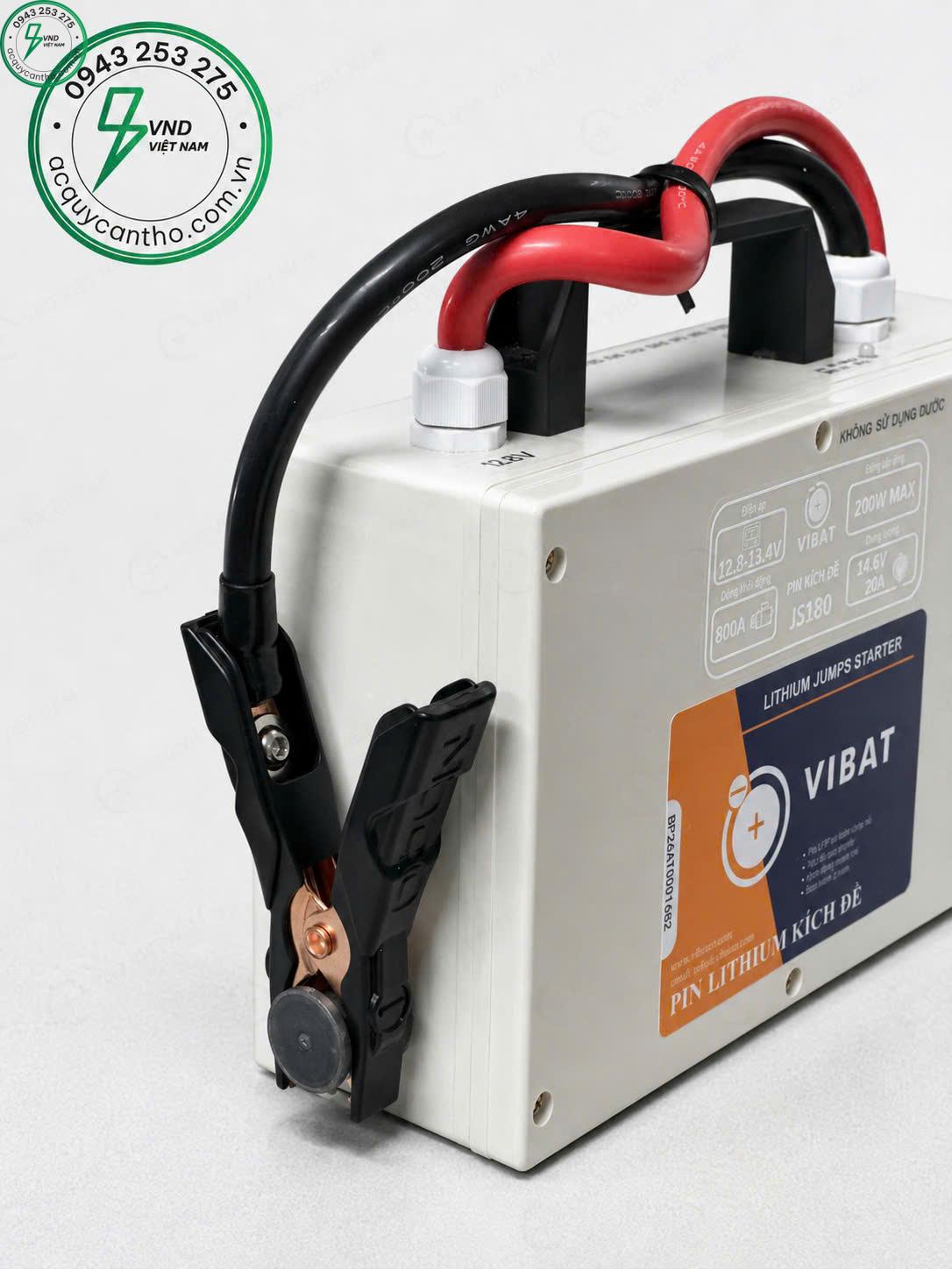 BỘ KÍCH BÌNH ẮC QUY VIBAT JS 180 - Ảnh 4